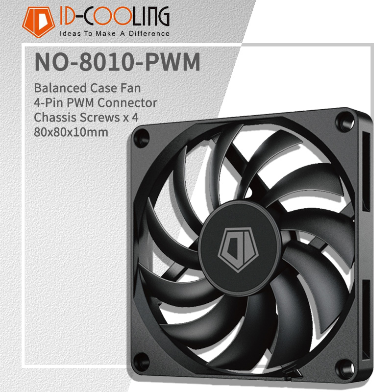 Case Fan Controller - ID-COOLING NO-8010-PWM 80MM Вентилятор для ПК