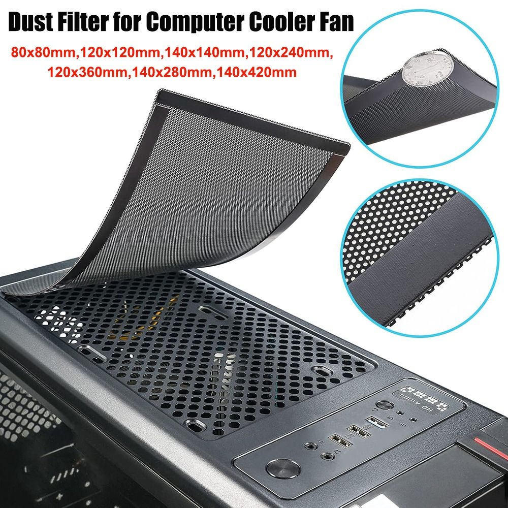 Dust Filter Pc - Новая черная магнитная крышка-фильтр из ПВХ