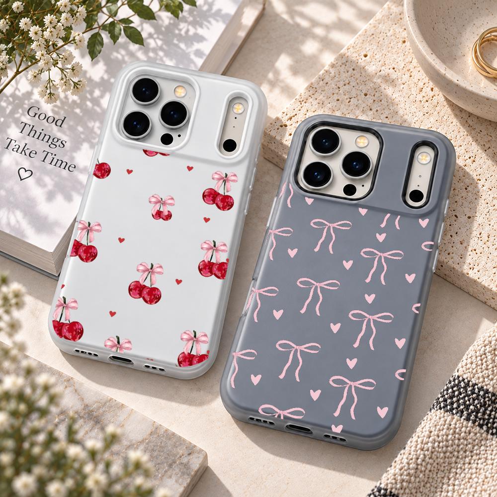 Matte Pc Case - Милый чехол для телефона с розовым