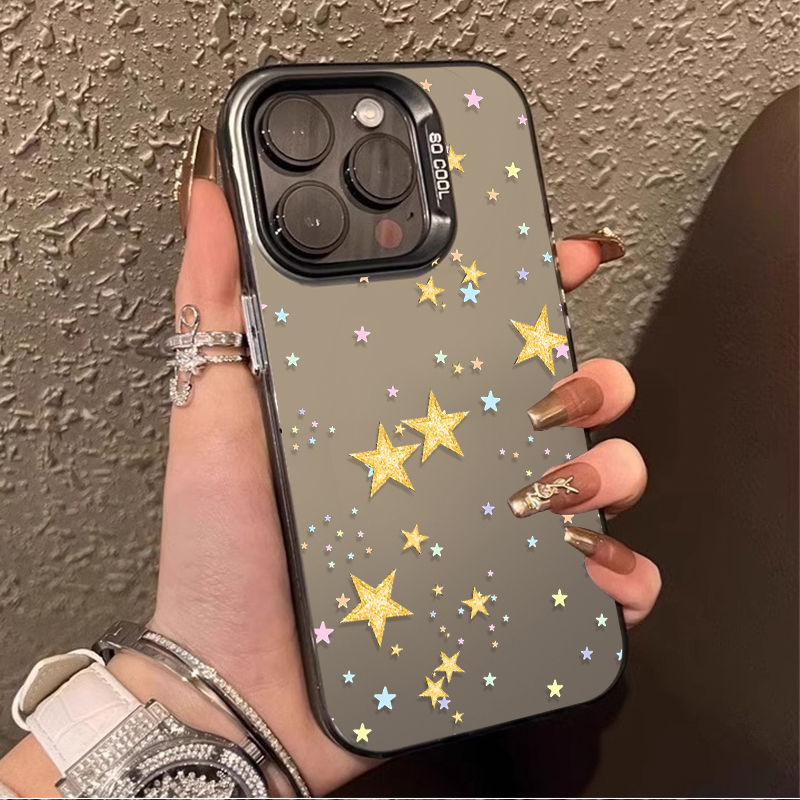 Matte Pc Case - Красочный матовый жесткий чехол со звездным