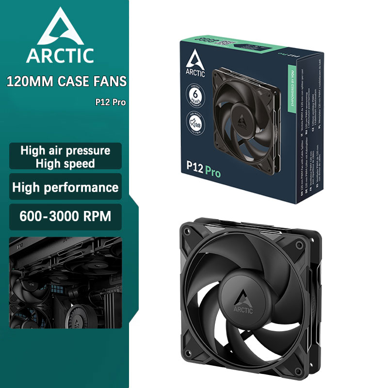 Case Fan Controller - ARCTIC P12 Pro Настольный компьютерный вентилятор