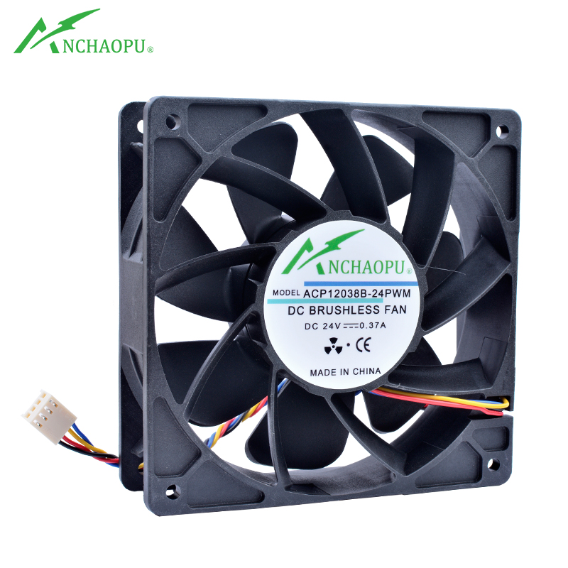 Case Fan Controller - Вентилятор ACP12038B-24PWM 120 мм (120x120x38 мм),