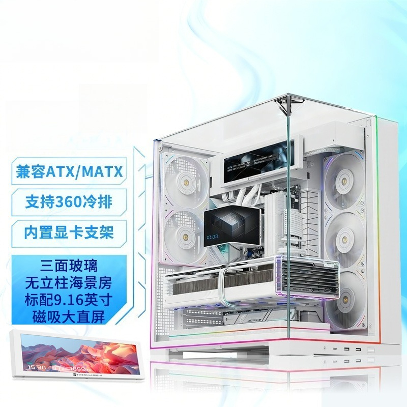 Белый панорамный корпус для ПК – обзор и цена Pc Chassis