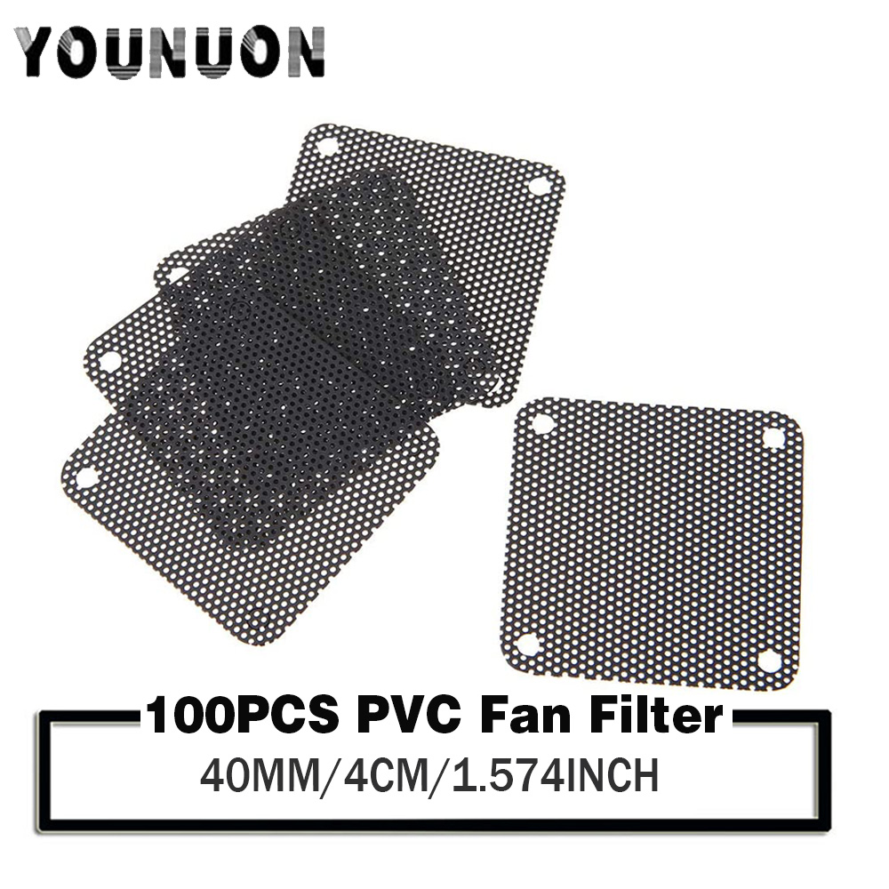 100 шт. YOUNUON 40 мм вентилят – обзор и цена Dust Filter Pc