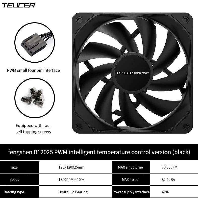 Вентилятор шасси Teucer 12 см, – обзор и цена Case Fan Controller