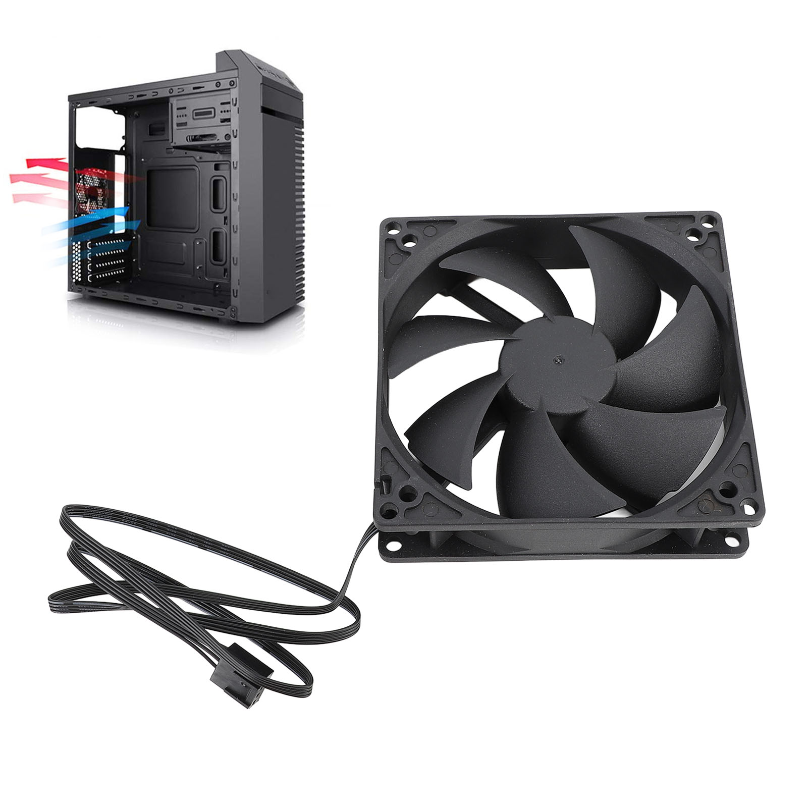 100 мм вентилятор для корпуса  – обзор и цена Case Fan Controller