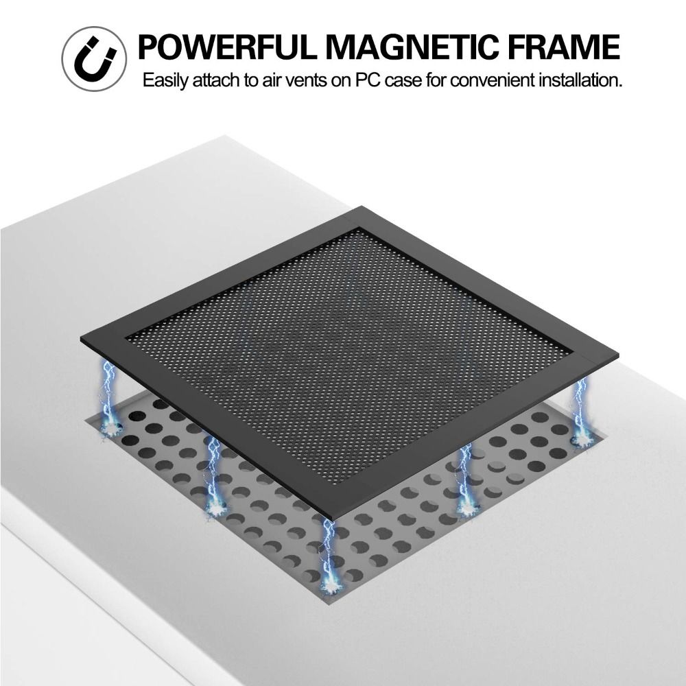 Новая черная магнитная крышка- – обзор и цена Dust Filter Pc