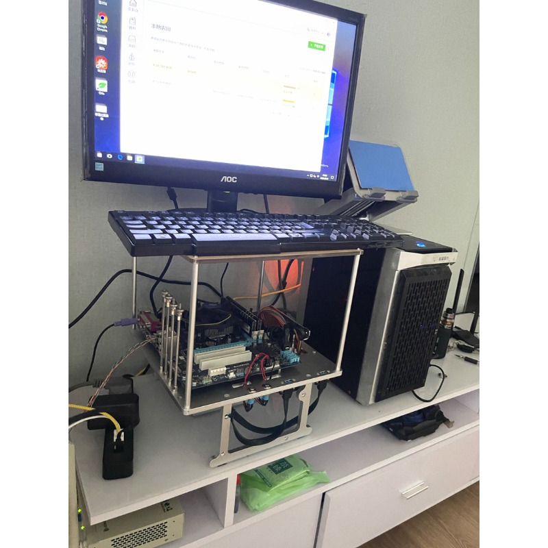 Открытый алюминиевый корпус дл – обзор и цена Aluminum Open Frame Test Bench Water Cooling